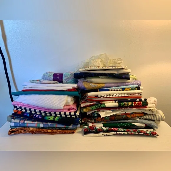 VTG LOT 13 Lb Fabric Quilting Crafts Country Patriotic Apron Concard Kessler - Picture 2 of 15